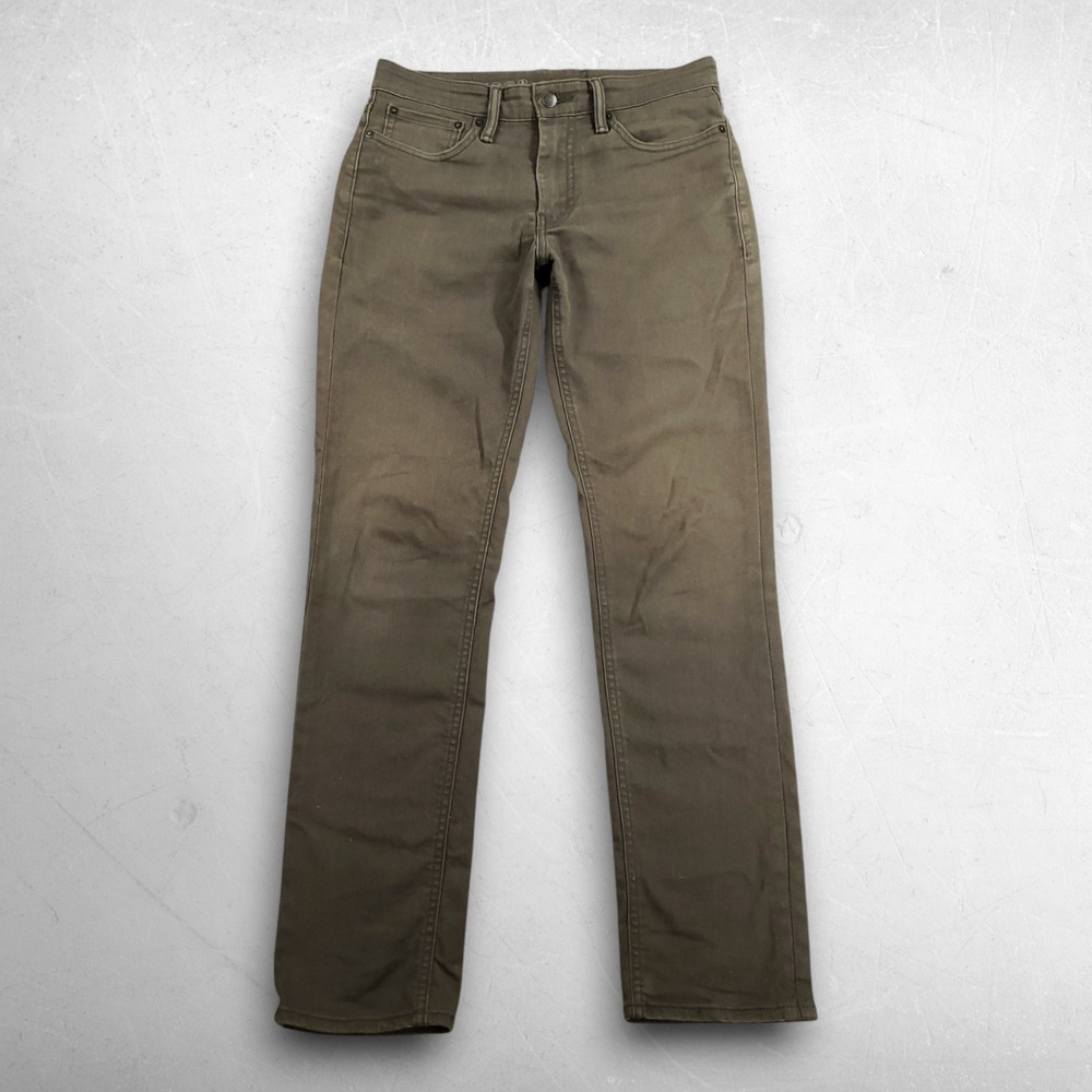 Levis‎ Slim Fit Commuter Jeans Men 31x30 Green Stretch Techwear Gorpcore Cycling